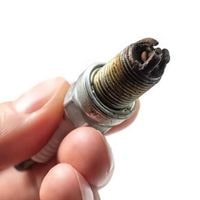 spark plugs with dirt
