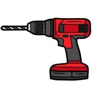 using a power drill