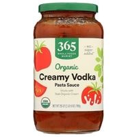 365 by whole foods sauce pasta creamy vodka organic