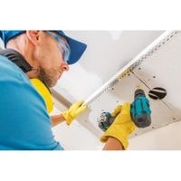 how to cut drop ceiling tiles (drywall)