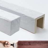 how to make faux wood beams from styrofoam