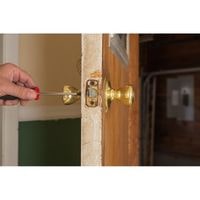 how to remove a locked door knob from the outside