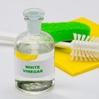 using vinegar