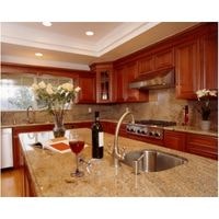 what color granite goes with honey maple cabinets